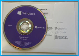 Microsoft Windows auténtico 10 favorables softwares del Microsoft Windows del DVD de 32 x 64 pedazos