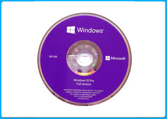 Caja profesional del OEM del DVD de la etiqueta engomada +64BIT del Coa del OEM de Windows 10 del ordenador