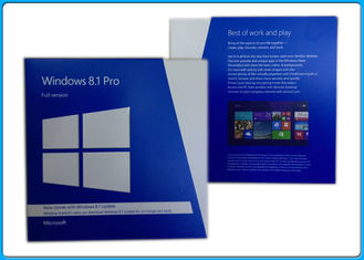 64/32 DVD lleno de la versión de SP1 del Pro Pack de Microsoft Windows 8,1 del PEDAZO y llave original del OEM